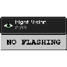 No Night Vision Flashing